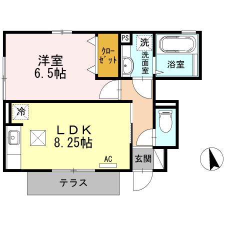 ガーネットブライトの間取り