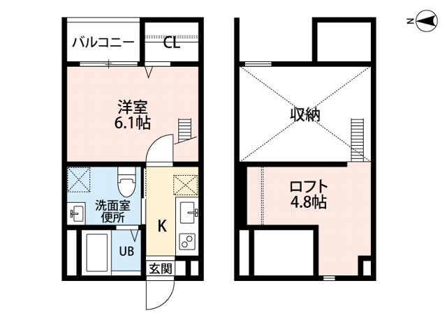 アラブランシュ中村の間取り