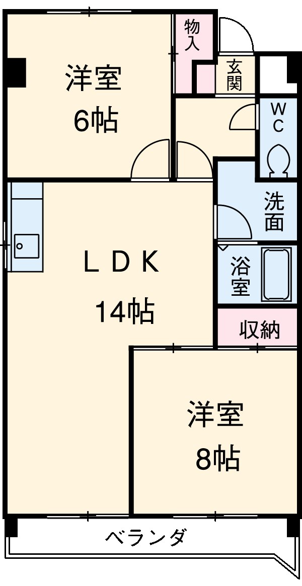 グリーンハイツ大森苑の間取り
