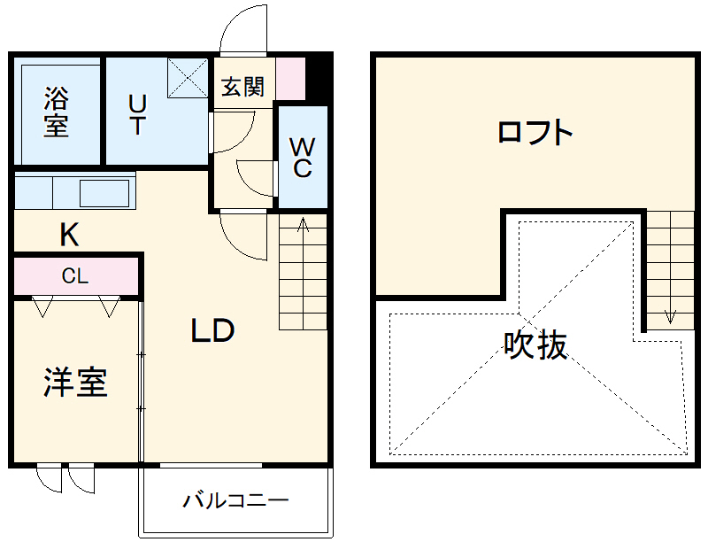 Creo中村公園伍番館の間取り