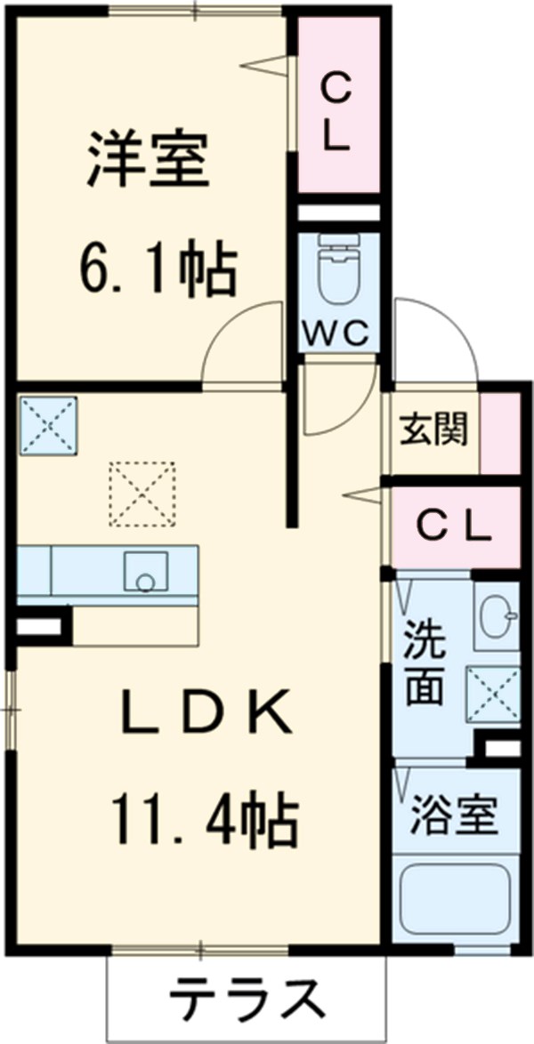 ミラコスタの間取り