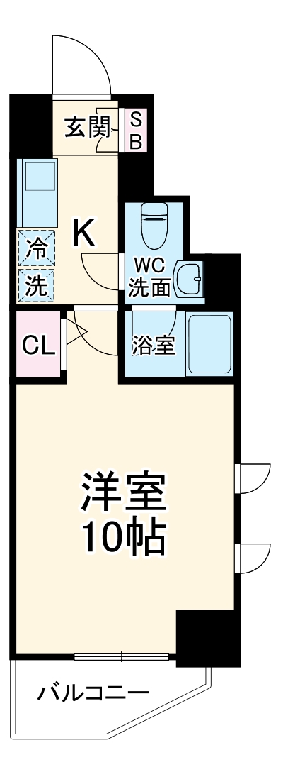 ベレーサ名駅ウエストの間取り