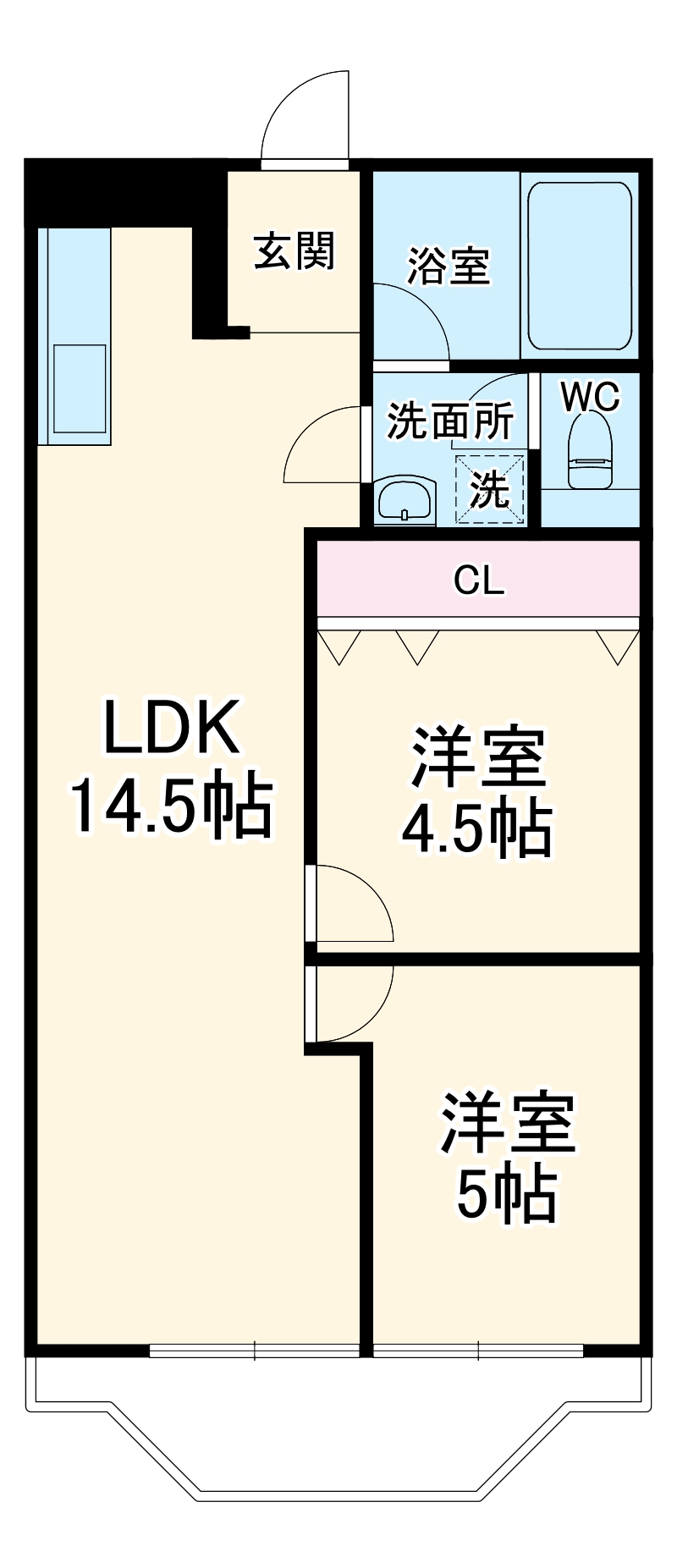 フィレンツェ弥富第一の間取り