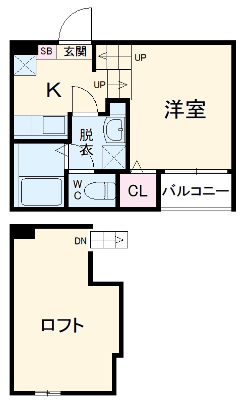アールグレイス中島町の間取り