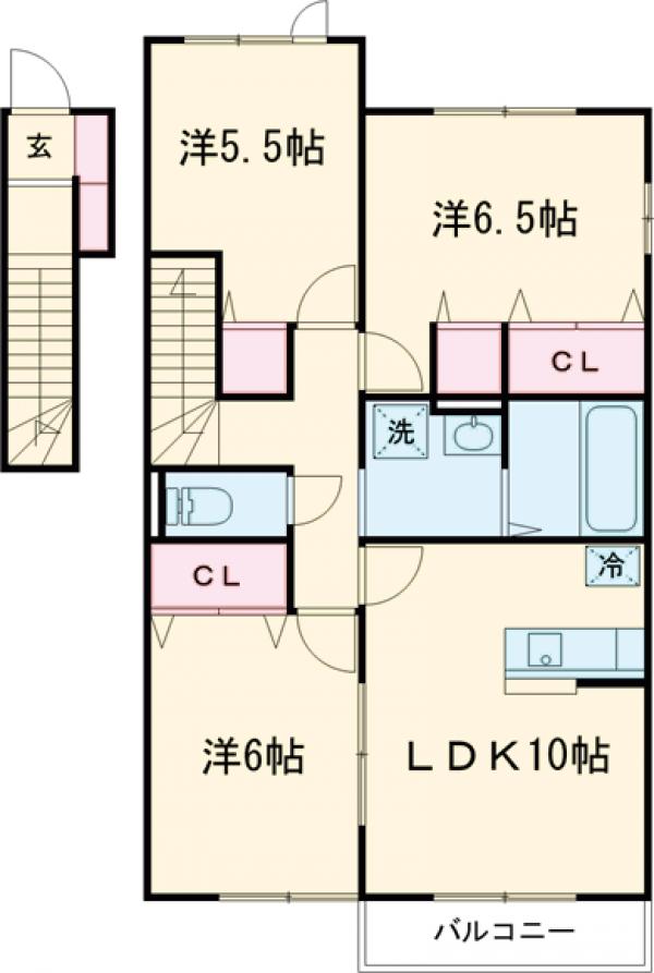 メゾ フォルテの間取り