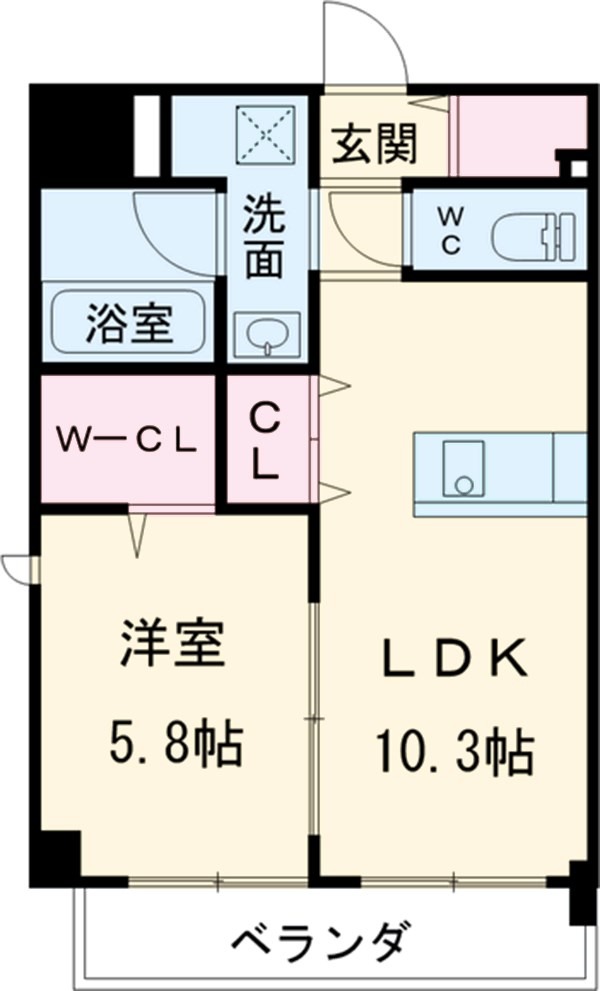 ステーションウエストタワーの間取り