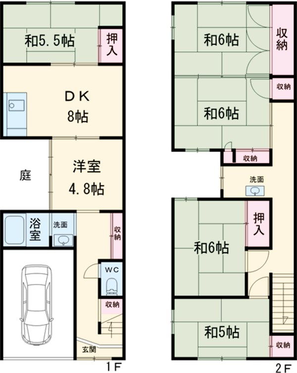 港栄4丁目貸家の間取り
