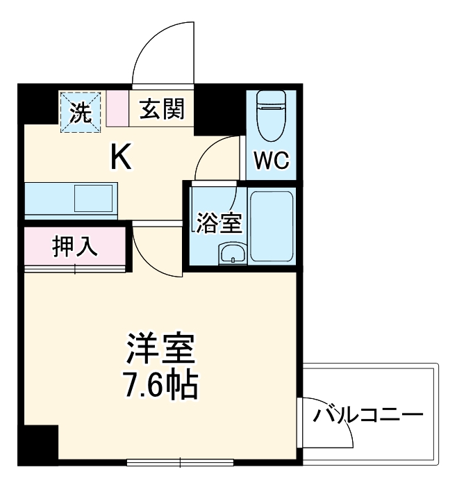 グランディヒルズの間取り