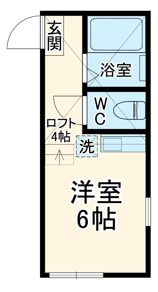 ユナイト追浜ストラスブールの間取り