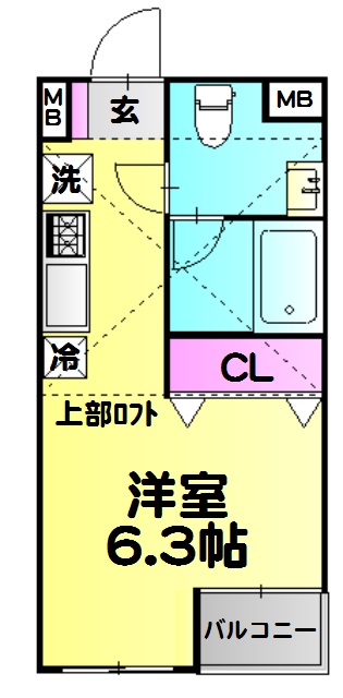 モアナコート北綾瀬の間取り