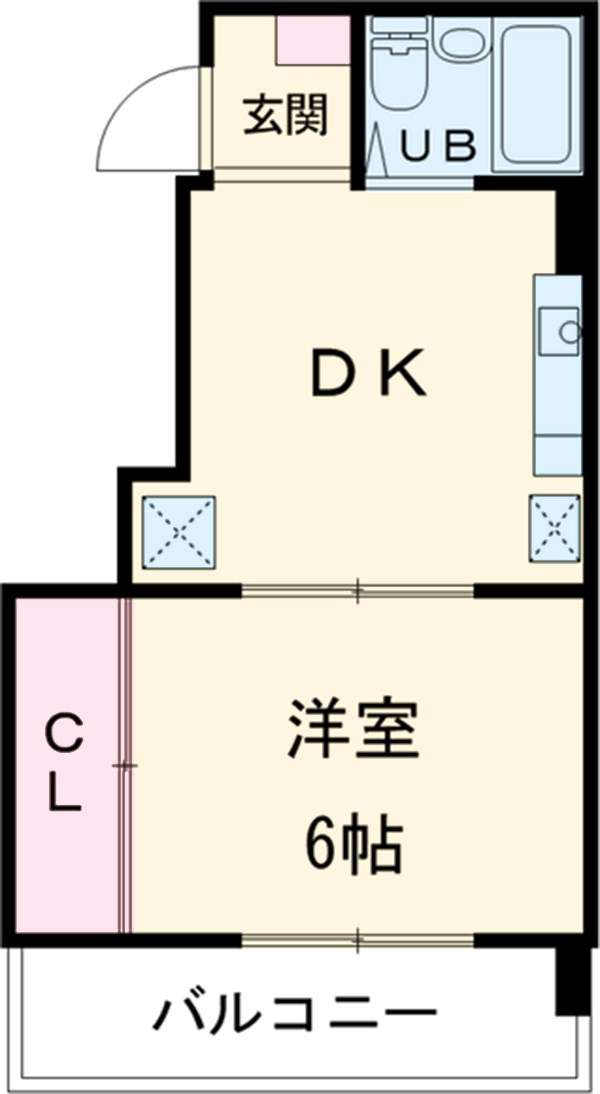 日宝コートヒルズ洋光台の間取り