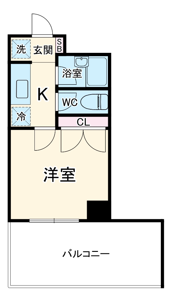 日宝コートヒルズ洋光台Ⅳの間取り