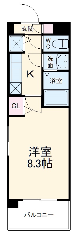 秀明館の間取り