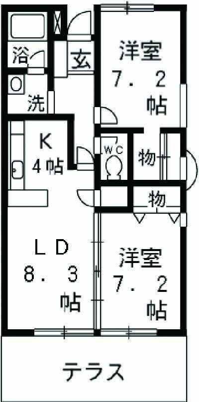 アークステージⅠの間取り