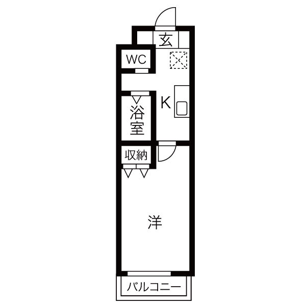 A・City港本宮の間取り