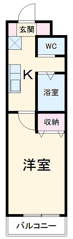 A・City港本宮の間取り