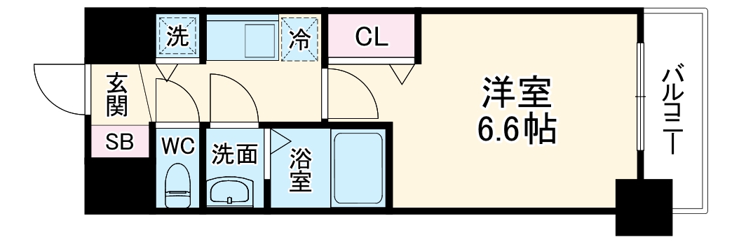 プレサンス名古屋STATIONフレアの間取り