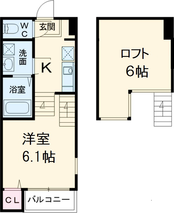 中村ミッドタワー31Fの間取り