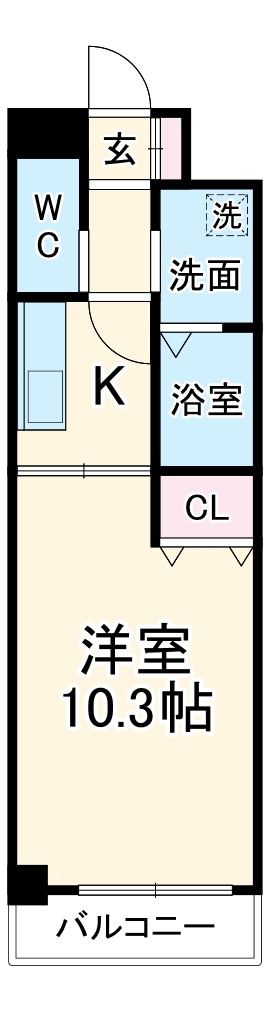 ドゥナーレ畑江通の間取り