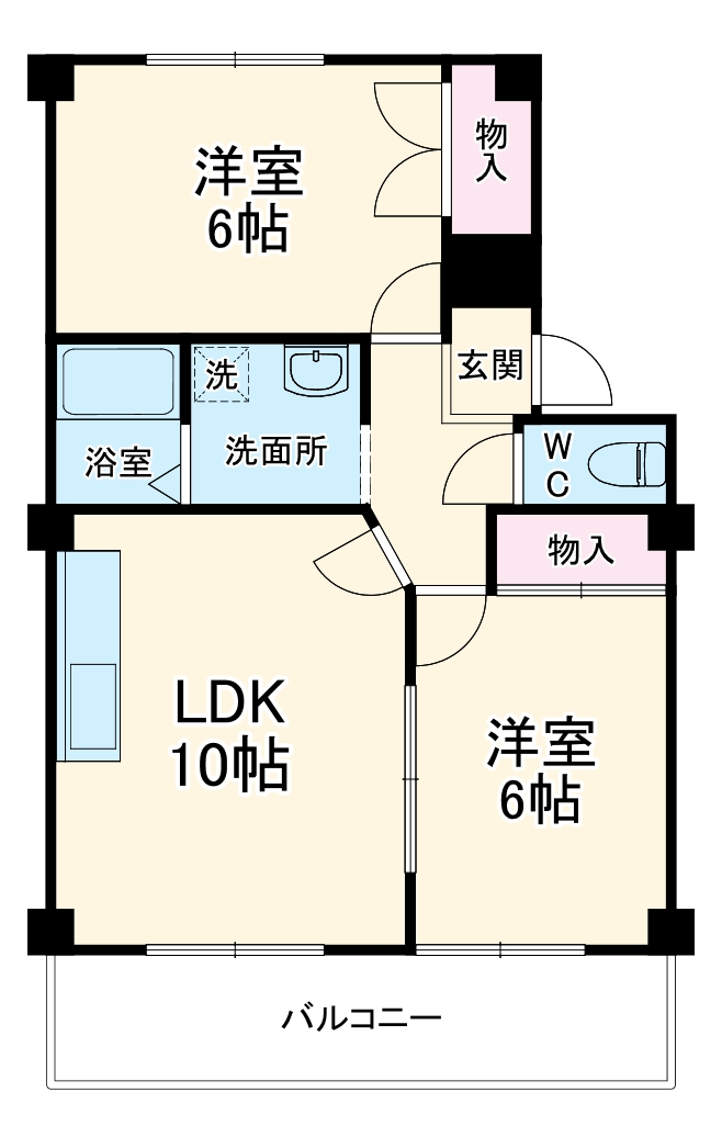 トレゾアQの間取り