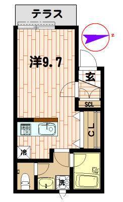 Latte Libroの間取り