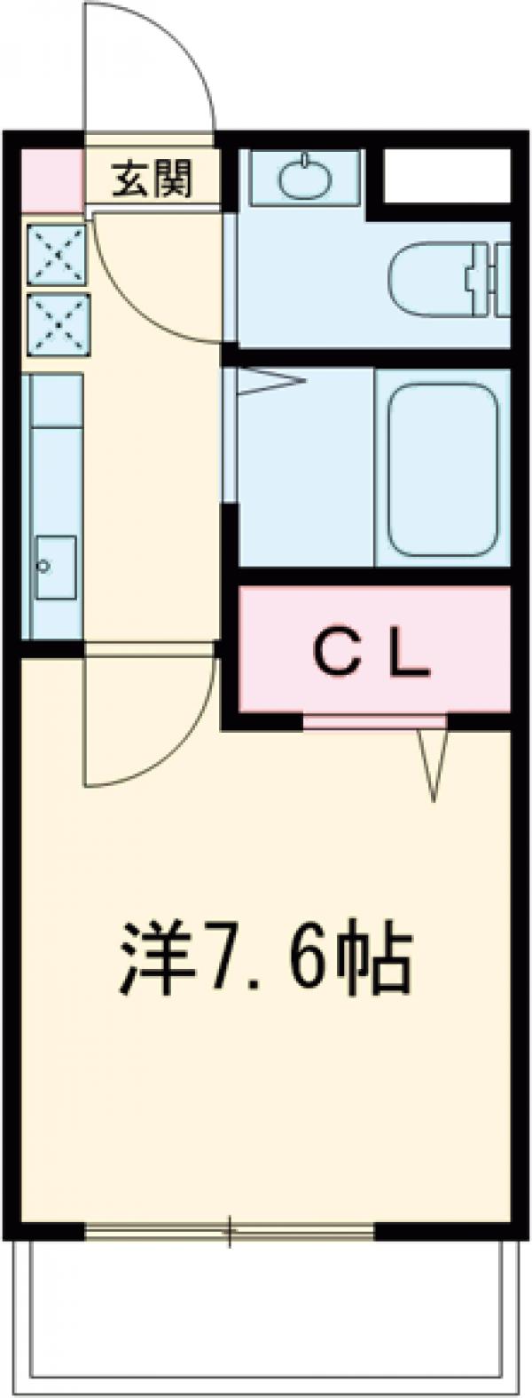 エクレール橋本の間取り