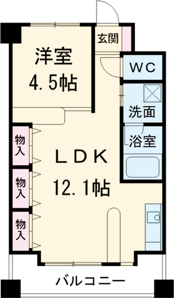 名星ビルの間取り