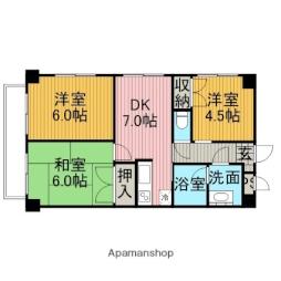 リバティハイツ南橋本の間取り