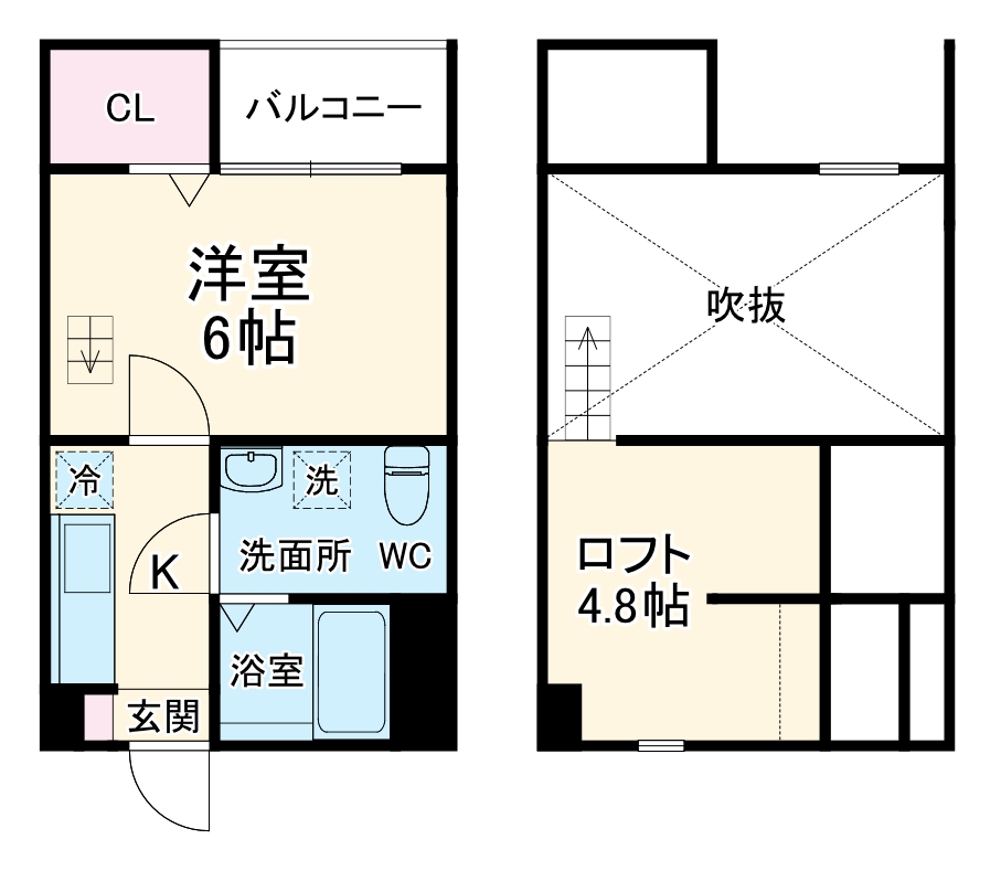 Y's Square 中村公園の間取り