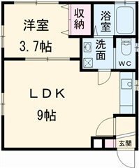 ピアチェーレ名駅の間取り