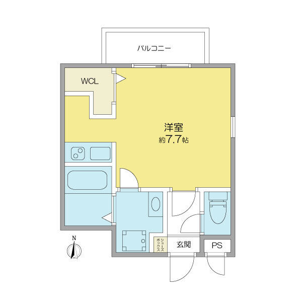 SQUARE中村区役所の間取り