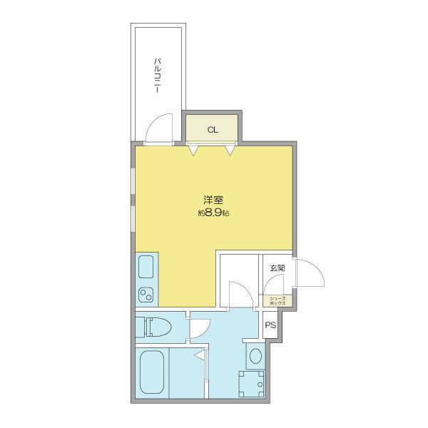 SQUARE中村区役所の間取り