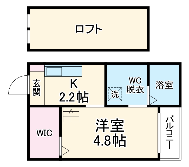 ブランノワール本陣 N棟の間取り