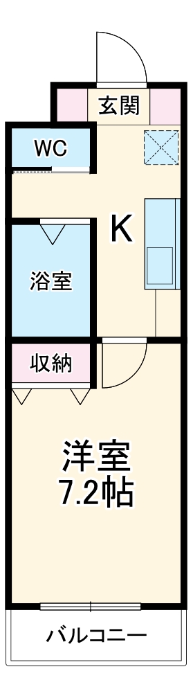 A・City港宝神の間取り