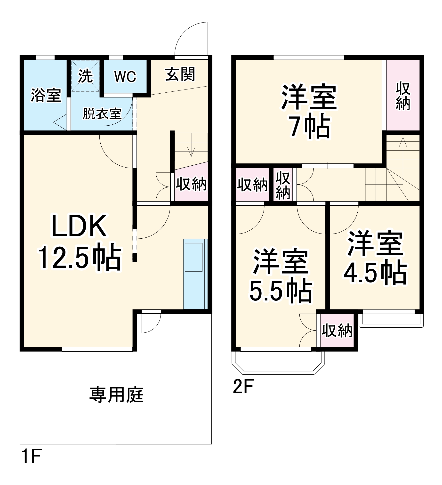 タウンハウスヒルズWESTの間取り