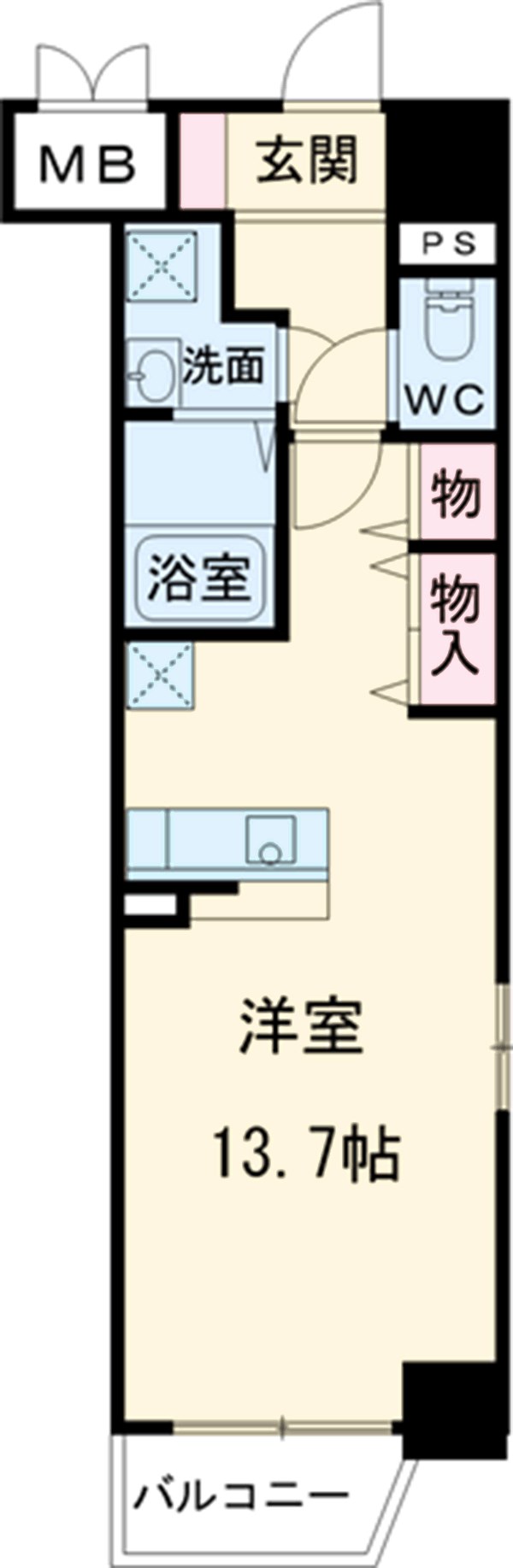 グランパークタワーの間取り