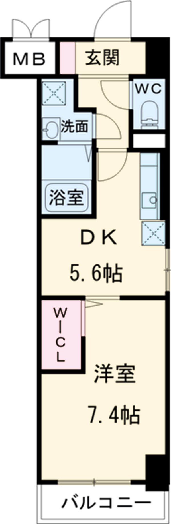 グランパークタワーの間取り