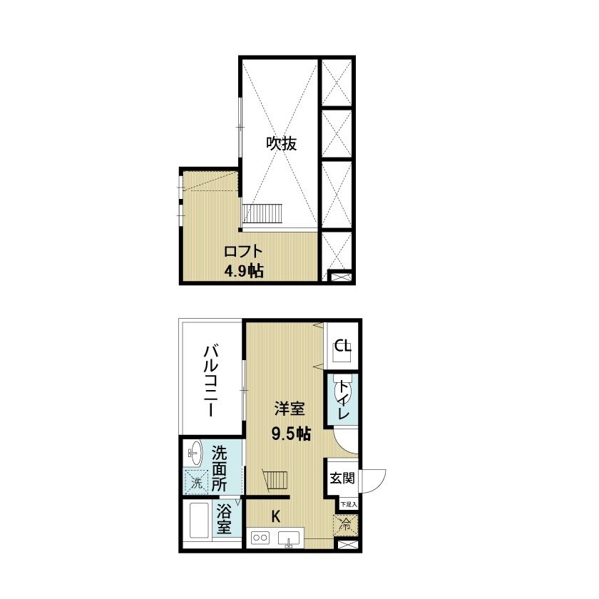 ForteⅡの間取り