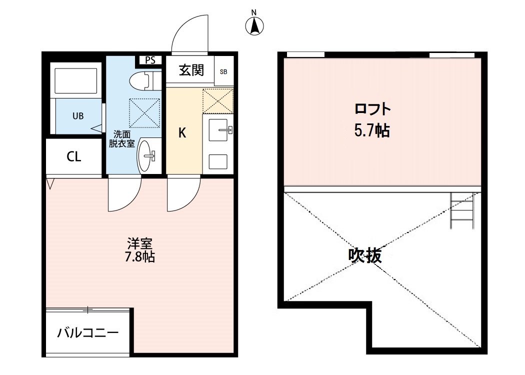 ラピネスコートの間取り