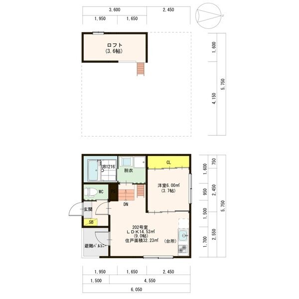 グランディエールの間取り