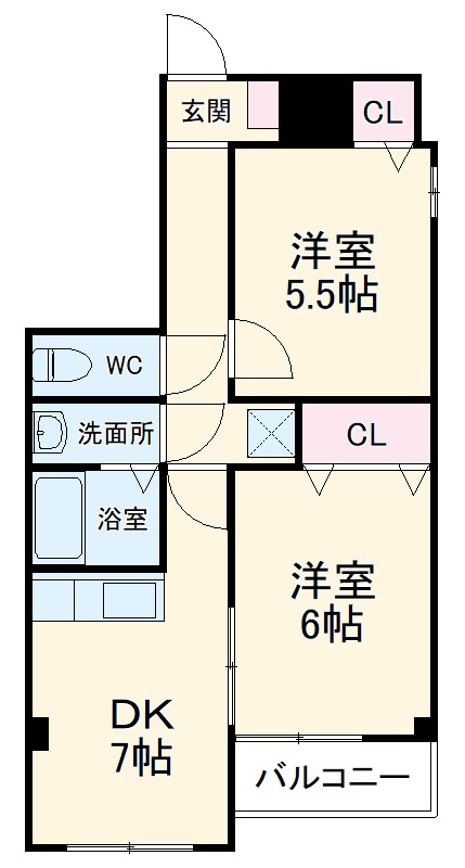 レナジア三郷の間取り
