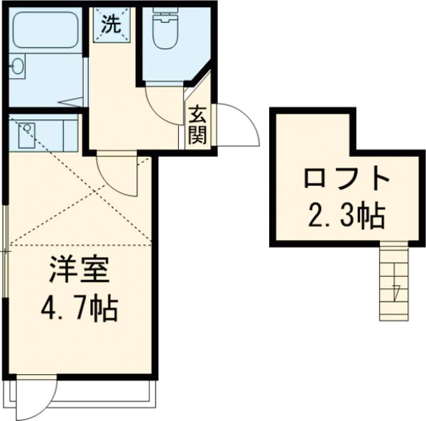 リッシェル綾瀬の間取り
