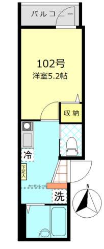 エムキューブ北綾瀬の間取り