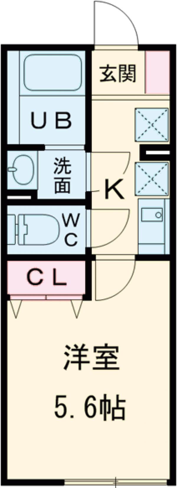 シャーマ北綾瀬の間取り