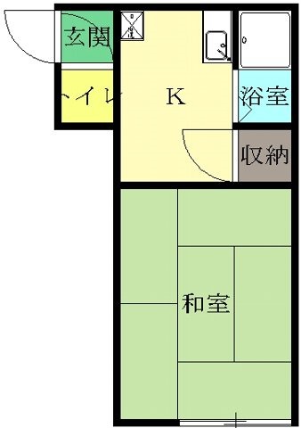 岩塚荘の間取り