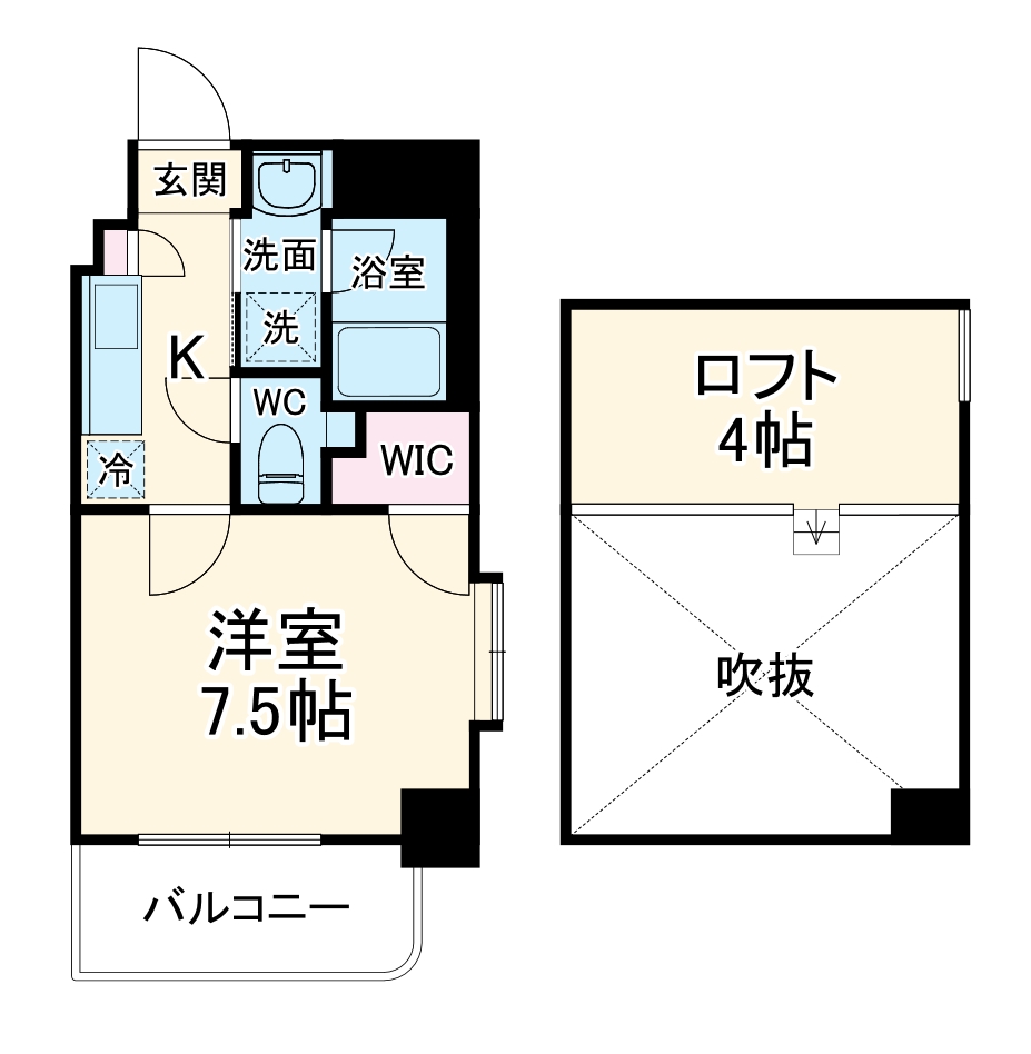 タウンライフ名駅の間取り