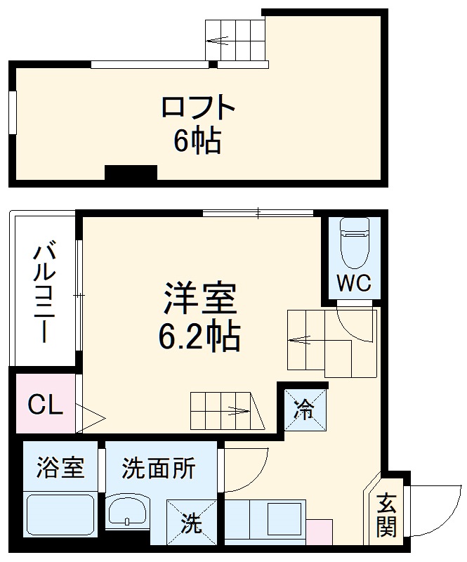 クオーレ名古屋の間取り
