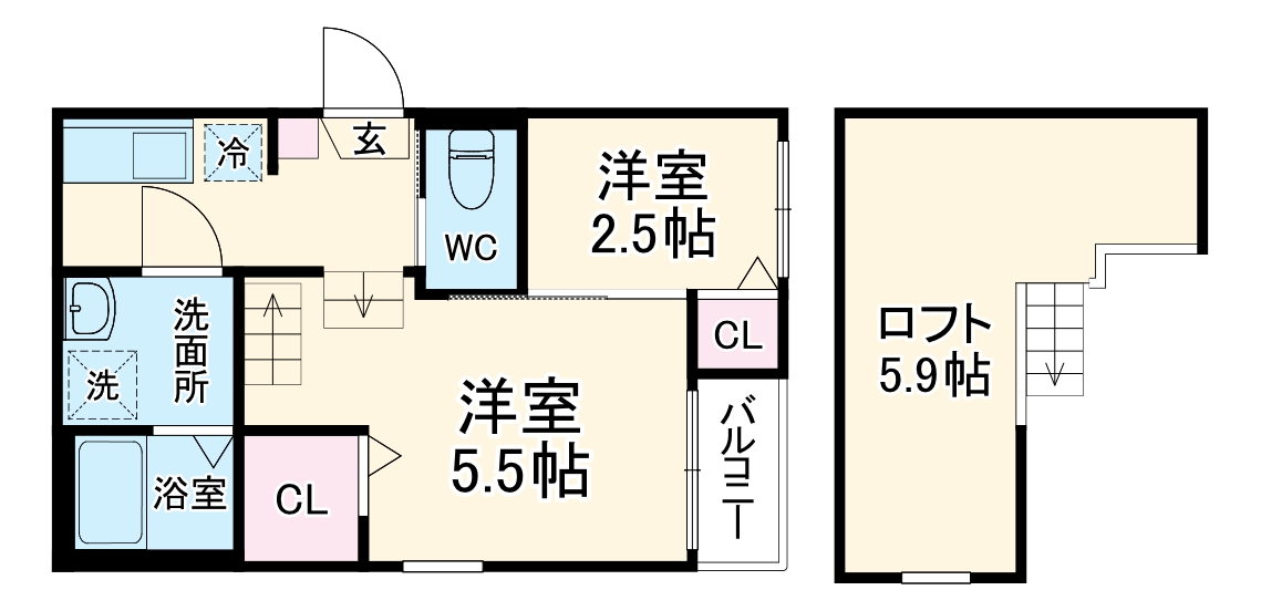 クオーレ名古屋の間取り