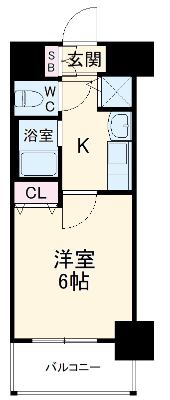 プレサンス名古屋STATIONザ・シティの間取り