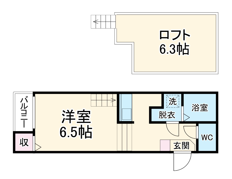 ヴィエントピーノ中村公園の間取り